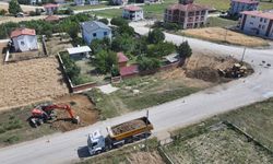 Erbaa'da Osman Gazi Caddesi'nde düzenleme çalışması başlatıldı