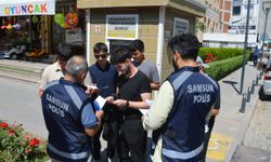 Havza'da polislerden "Tedbir elimde, hayatım güvende” çalışması