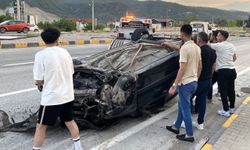 Karabük'te devrilen otomobildeki 3 kişi yaralandı