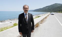 Karadeniz Sahil Yolu'nun Samsun-Sinop bölümü sürücülere doyumsuz seyir sunuyor