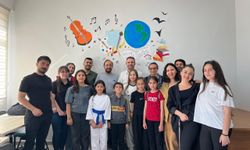 Kıbrıscık'ta karate sporu yapan çocuklara dijital hikaye anlatım atölyesi düzenlendi