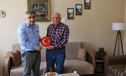 Merzifon Kaymakamı Karaaslan, şehit ailesi ve gaziyi ziyaret etti