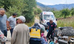 Oğuzlar'da ATV'nin devrilmesi sonucu 1 kişi yaralandı
