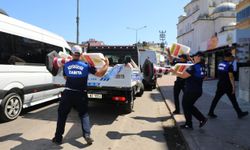 Ordu'da kaldırım işgaline yönelik denetim yapıldı