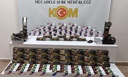 Samsun'da 23 bin makaron ele geçirildi, 2 zanlı yakalandı