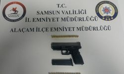 Samsun'da bir kişinin üzerinde ruhsatsız silah bulundu