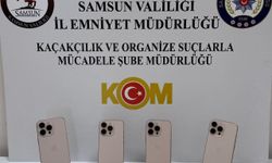Samsun'da kaçak cep telefonu operasyonunda 1 şüpheli yakalandı