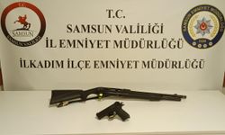 Samsun'da ruhsatsız silah ve uyuşturucu ele geçirildi