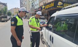 Samsun'da ticari araçlara yönelik trafik denetimi