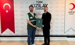 Samsun'da Yeşilaydan Kızılaya ziyaret