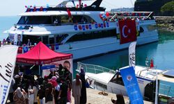 Trabzon'da çocuklar için gemi turu düzenlendi