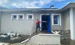 Türkeli'de stadın kazan dairesinde çıkan yangın söndürüldü