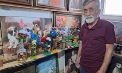 KÖMÜRLÜĞÜ SANAT ATÖLYESİNE ÇEVİRDİ
