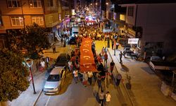 Alaçam'da Demokrasi ve Milli Birlik Yürüyüşü düzenlendi