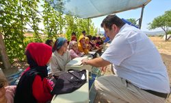 Amasya'da mevsimlik tarım işçilerinin çocukları için "Çadır Kur'an Kursu" açıldı