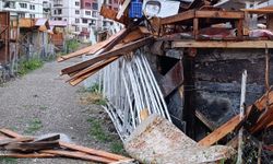 Artvin'de sağanak ve şiddetli rüzgar etkili oldu