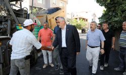Bafra Belediyesi, 3 mahalledeki 28 sokakta yol çalışması yapıyor
