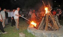 Bafra'da Kapıkayafest'in kamp ateşi yakıldı
