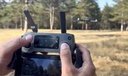 Boyabat’ta orman yangınlarına karşı dronlu denetim