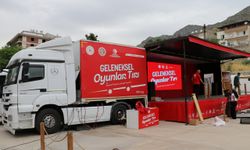 Geleneksel Oyunlar Tırı, Amasya'da çocuklarla buluştu