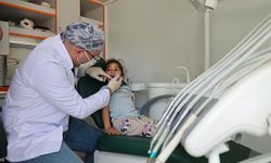 Gezici klinik vatandaşın ağız ve diş sağlığı için köy yollarında