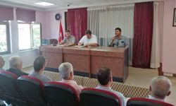 Gümüşhacıköy İlçe Müftülüğünde temmuz ayı personel toplantısı yapıldı