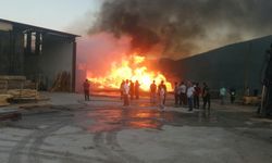 GÜNCELLEME - Tokat'ta kereste atölyesinde çıkan yangın söndürüldü