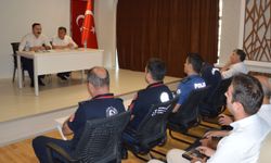 Havza'da yangınlar ile mücadele toplantısı yapıldı