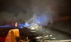 Kastamonu'da çıkan yangında samanlık kullanılamaz hale geldi