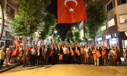 Merzifon’da Demokrasi ve Milli Birlik Yürüyüşü düzenlendi