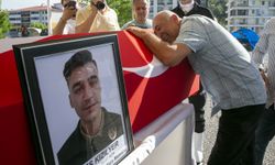 Orman yangını şehitlerinden Enes Kızılyer, Karabük'te son yolculuğuna uğurlandı