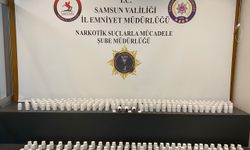 Samsun'da 16 bin 800 sentetik ecza hapı ele geçirildi
