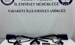 Samsun'da ruhsatsız silah operasyonunda 3 şüpheli yakalandı