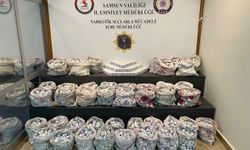 Samsun'da yastık kılıfına saklanmış 265 bin sentetik ecza ele geçirildi