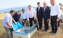 Taşova'da 2 köyde basınçlı sulama tesisinin açılışı yapıldı