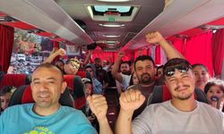 İŞÇİLER AİLELERİ İLE EREĞLİ'DEN UĞURLANDI