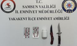 Yakakent'te uyuşturucu ile amaç dışı bıçak ele geçirildi