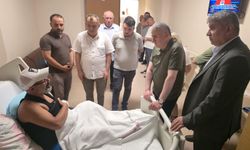 YANGINDA POLİS YARALANMIŞTI, TEDAVİSİ SÜRÜYOR