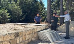 Ağlı Kaymakamı Büşra Çelebi, Alınca Gazi türbesini ziyaret etti