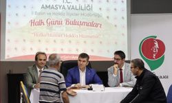 Amasya Valisi Önder Bakan, Halk Günü Toplantısı'nda vatandaşları dinledi