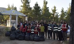 Amasya’da orman temizliği yapıldı