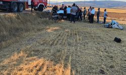 Bayat'ta kamyonla çarpışan otomobilin sürücüsü yaralandı