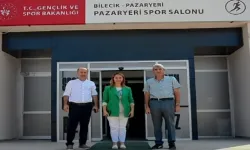 Bilecik Pazaryeri kapalı spor salonu hizmete açıldı