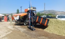Bolu'da alınan silaj paketleme makinesi çiftçilerin kullanımına sunulacak