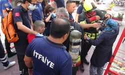 Bolu'da yangın çıkan apartmanda mahsur kalan 2 kişi kurtarıldı