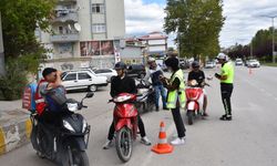 Boyabat'ta güvenli motosiklet kullanımı etkinliği yapıldı