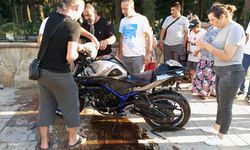 Çarşamba'da otomobil ile motosikletin çarpışması sonucu 1 kişi yaralandı