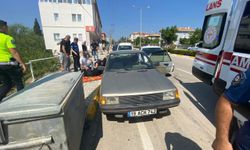 Çorum'da trafik kazasında 1 kişi yaralandı