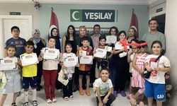 Çorum'da Yeşilay'ın Yaz Okulu sona erdi