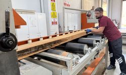 Fabrikanın talaşı enerji olarak geri dönüyor